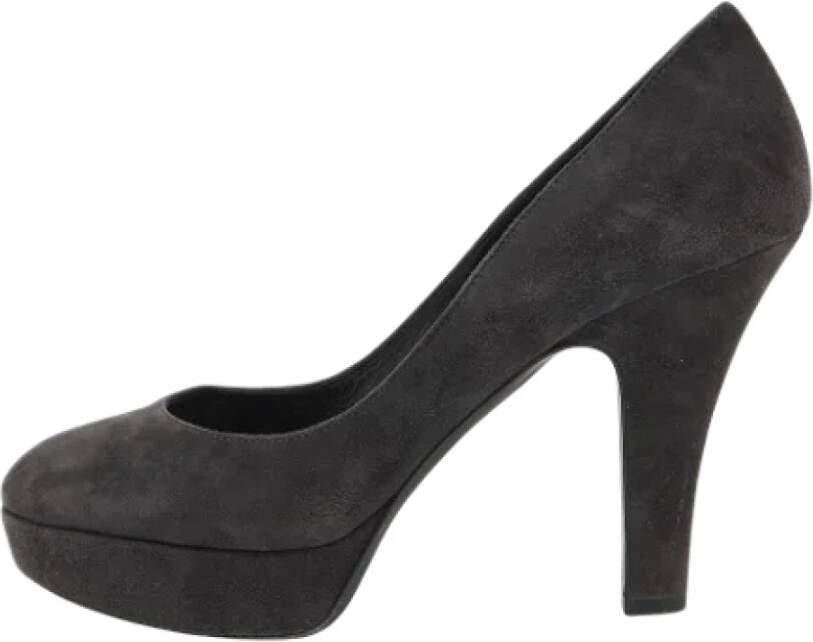 Dolce & Gabbana Pre-owned Suede heels Black Dames