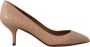 Dolce & Gabbana Beige Leren Puntige Hakken Pumps Schoenen Multicolor Dames - Thumbnail 1