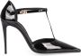 Dolce & Gabbana Puntige Neus Leren Pumps met Stiletto Hakken Black Dames - Thumbnail 1