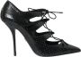 Dolce & Gabbana Python Leren Mary Jane Pumps Schoenen Black Dames - Thumbnail 1