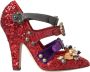 Dolce & Gabbana Rode Kristal Mary Jane Pumps Red Dames - Thumbnail 1