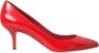 Dolce & Gabbana Rode Lakleren Kitten Heels Pumps Red Dames - Thumbnail 1