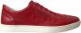 Dolce & Gabbana Rode Leren Lage Top Sneakers Red Heren - Thumbnail 18