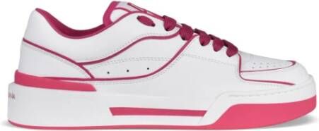 Dolce & Gabbana Roma Lage Sneakers Roze Dames