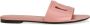 Dolce & Gabbana Roze leren slide sandalen DG Millennials Pink Dames - Thumbnail 10