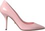 Dolce & Gabbana Roze Lakleren Stiletto Pumps Pink Dames - Thumbnail 1