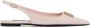 Dolce & Gabbana Gouden Metalen Logo Slingback Ballet Flats Pink Dames - Thumbnail 1