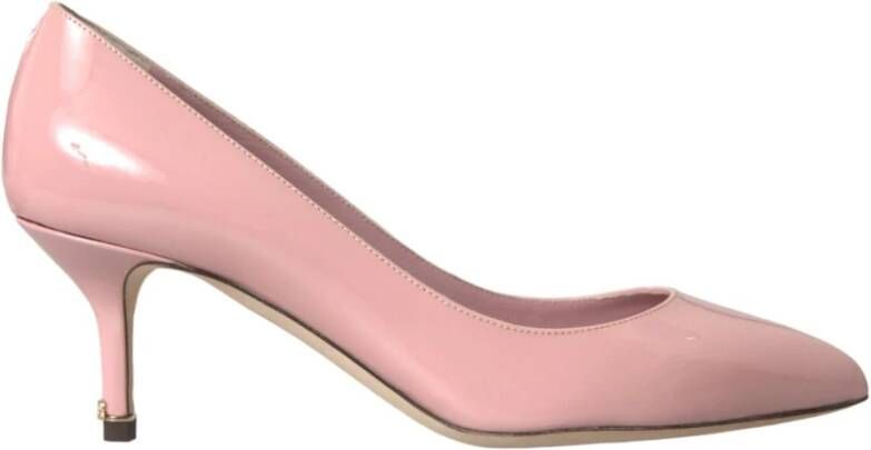 Dolce & Gabbana Roze Patent Leren Hoge Hakken Pumps Pink Dames