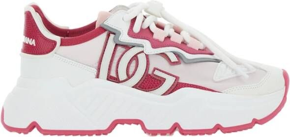 Dolce & Gabbana Roze Sneakers Daymaster Multicolor Dames