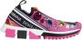 Dolce & Gabbana Roze Sorrento Crystals Lage Sneakers Pink Dames - Thumbnail 7