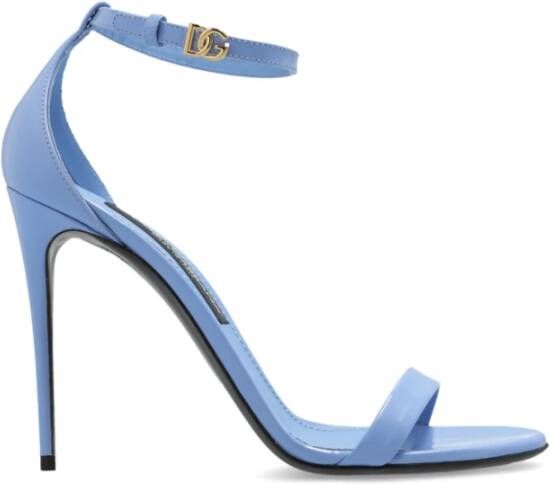 Dolce & Gabbana Sandalen met hak Blue Dames