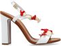 Dolce & Gabbana Sandalen met hak en applicaties White Dames - Thumbnail 1