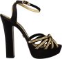 Dolce & Gabbana Hoge hak sandalen met glamoureuze touch Black Dames - Thumbnail 1