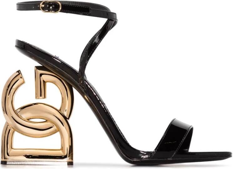 Dolce & Gabbana Hoge sandalen met hak 'Keira' Zwart Dames