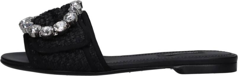 Dolce & Gabbana Sandalen Zwart Black Dames