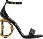 Dolce & Gabbana Sandalettes met hak Keira Black Dames - Thumbnail 1