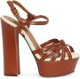 Dolce & Gabbana Bruine Damessandalen Maten 35.5 37.5 Us7 37 Us6.5 en 40 Brown Dames - Thumbnail 1