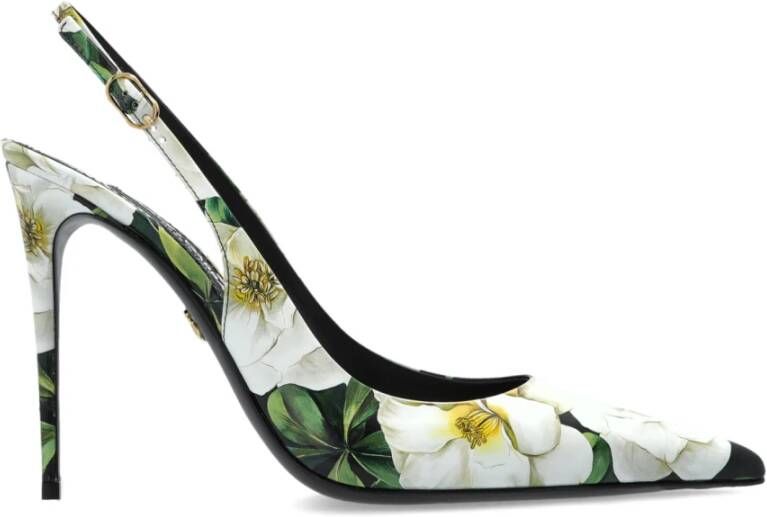 Dolce & Gabbana Schoenen met bloemenmotief en hak Multicolor Dames