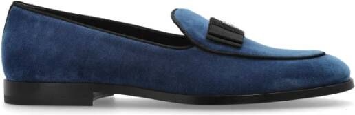 Dolce & Gabbana Schoenen met logo Blue Heren