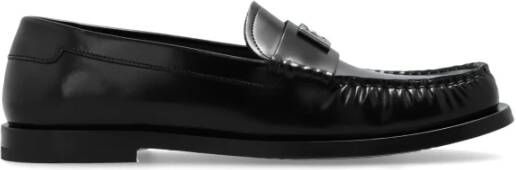 Dolce & Gabbana Zwarte platte schoenen Elegante stijl Black Dames