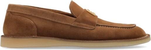 Dolce & Gabbana Stijlvolle Loafers met Uniek Design Beige Dames