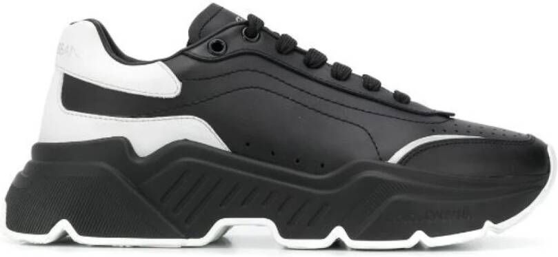 Dolce & Gabbana Daymaster Sneaker van kalfsleer Black Dames