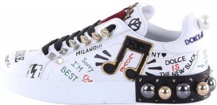 Dolce & Gabbana Gedrukte sneakers White Dames