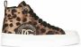 Dolce & Gabbana Cotton drill Portofino Light mid top sneakers with leopard print Bruin Dames - Thumbnail 22