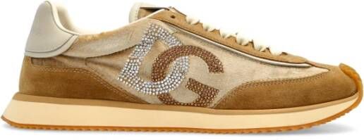 Dolce & Gabbana Sneakers DG Cushion Beige Dames