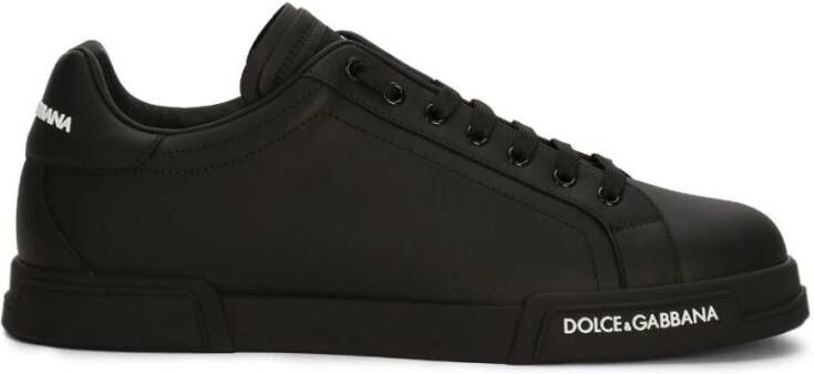 Dolce & Gabbana Vetersluiting in leer in meerdere kleuren Black Heren