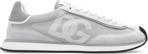 Dolce & Gabbana Sportschoenen met logo Gray Heren