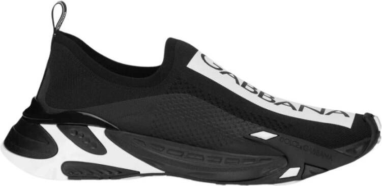 Dolce & Gabbana Sportschoenen Stretch Mesh Fast Black Heren