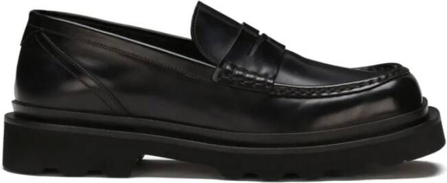 Dolce & Gabbana Stijlvolle Loafers voor Mannen Black Heren