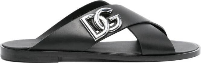 Dolce & Gabbana Stijlvolle Sandalen voor de Zomer Black Heren