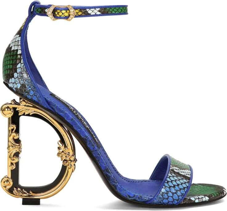 Dolce & Gabbana Stijlvolle Sandalen voor de Zomer Blue Dames