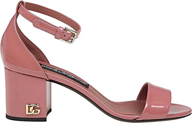 Dolce & Gabbana Stijlvolle Sandalen voor Zomeroutfits Pink Dames