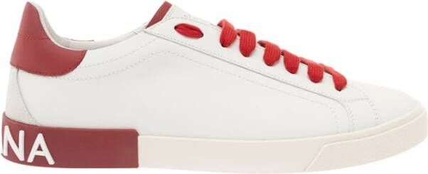 Dolce & Gabbana Stijlvolle Sneakers in het Wit White Heren