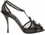 Dolce & Gabbana Zwarte Stiletto Sandalen Black Dames - Thumbnail 1