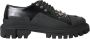 Dolce & Gabbana Studded Leather Trekking Sneakers Black Heren - Thumbnail 2