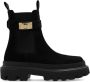 Dolce & Gabbana Suede Chelsea laarzen Black Dames - Thumbnail 1