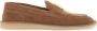 Dolce & Gabbana Suede Leather Moccas Loafers Brown Dames - Thumbnail 1