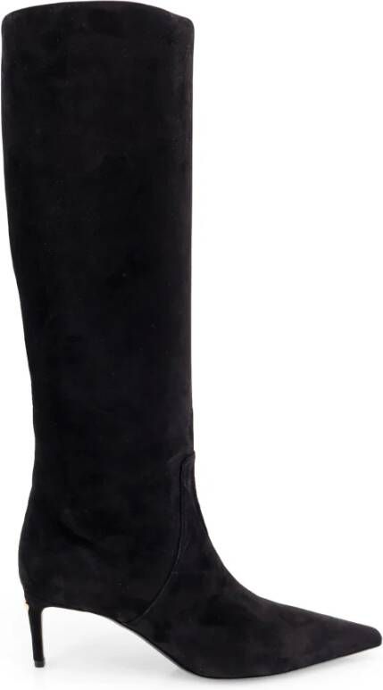 Dolce & Gabbana Suede Stiletto Heel Boots Black Dames