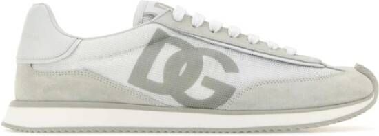 Dolce & Gabbana Tweekleurige suède mesh sneakers Multicolor Heren