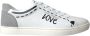 Dolce & Gabbana Wit Grijs Leren Love Milano Sneakers White Heren - Thumbnail 2