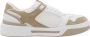 Dolce & Gabbana Witte Beige Sneakers met Logo Details White Heren - Thumbnail 1