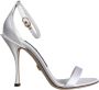 Dolce & Gabbana Witte Enkelband Sandalen Hoge Kwaliteit White Dames - Thumbnail 1