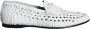 Dolce & Gabbana Witte Geweven Leren Loafers White Heren - Thumbnail 1