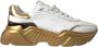 Dolce & Gabbana Witte Gouden Lage Top Sneakers White Dames - Thumbnail 1