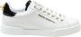 Dolce & Gabbana Witte Gouden Leren Sneakers Elegante Stijl White Dames - Thumbnail 1