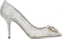 Dolce & Gabbana Witte Hak Schoenen Elegante Stijl White Dames - Thumbnail 1